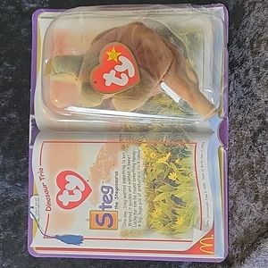 TY 2000 McDonald's Teenie Beanie Steg the Stegosaurus